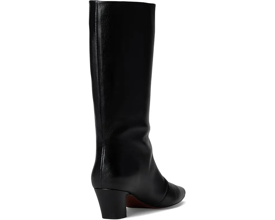 Ботинки Cleo Kicked Heel Calf Boots до икры на каблуке из спилка Loeffler Randall