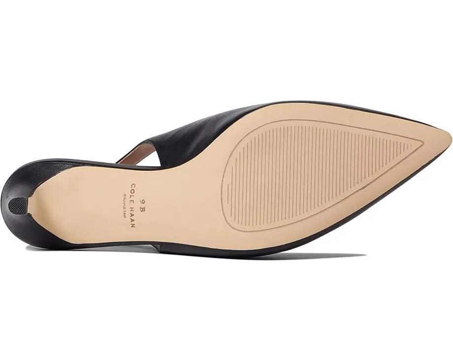 Cole Haan лодочки Vandam на каблуке 65 мм с леопардовым принтом и открытой пяткой