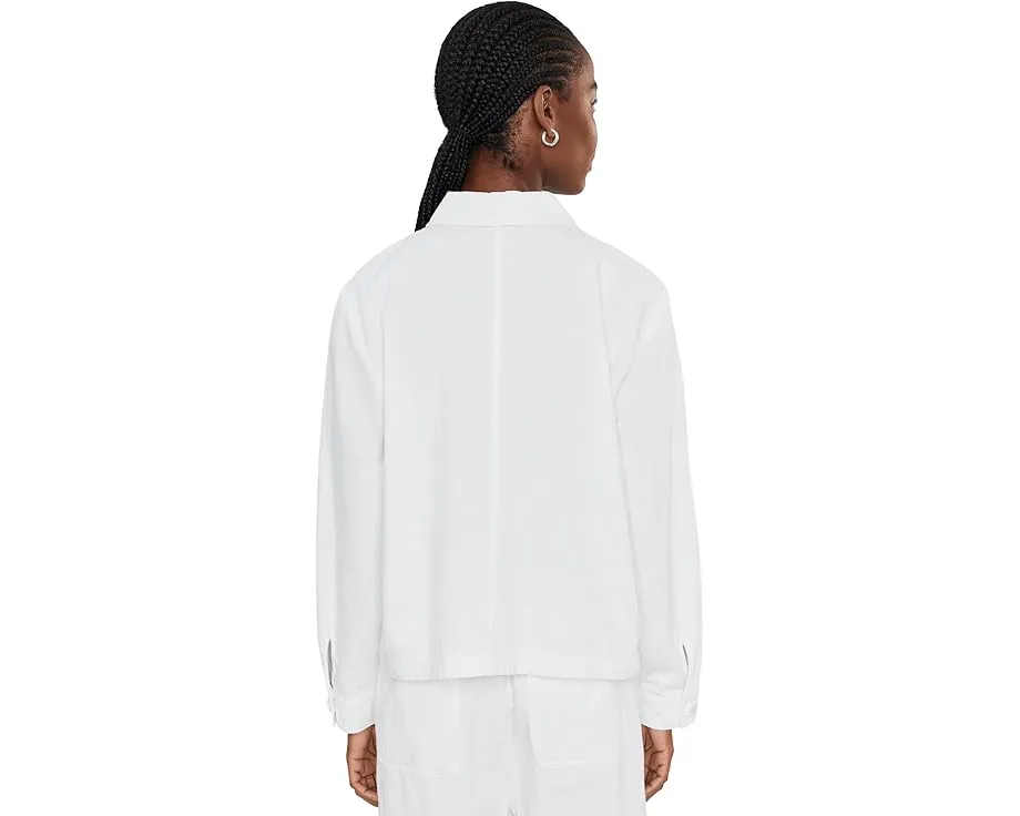 Пиджак Slubby Organic Cotton Linen Classic Collar Eileen Fisher
