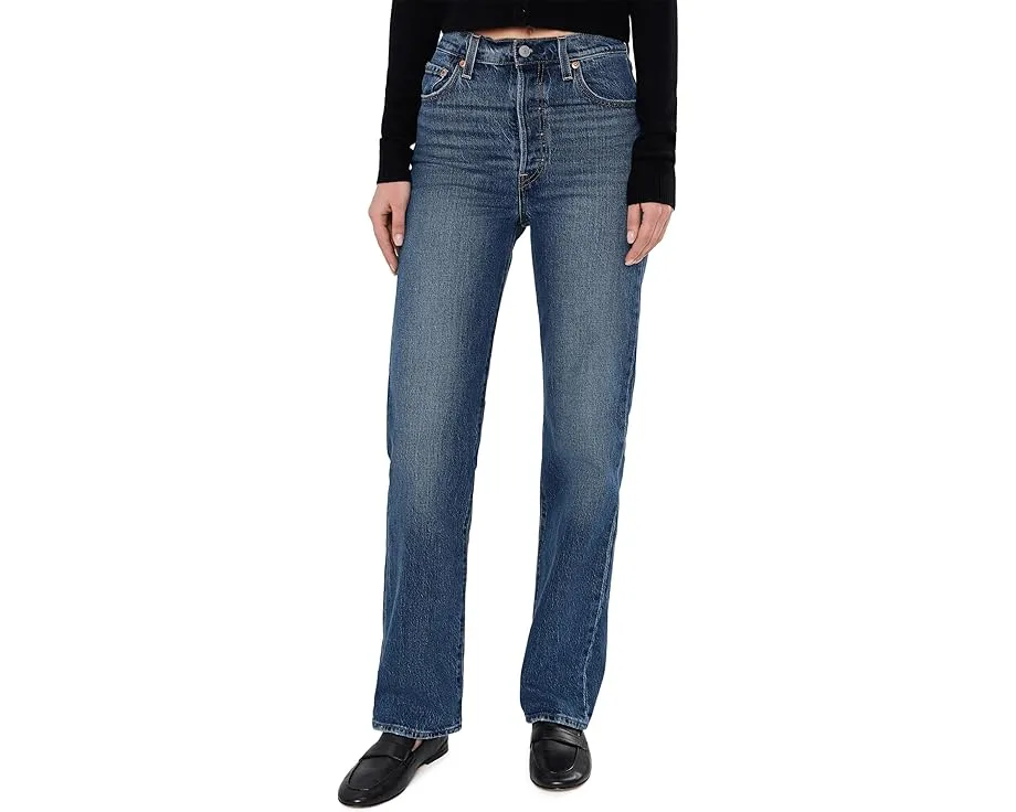 Джинсы Levi's® Premium Ribcage Full Length с максимально высокой посадкой и прямым кроем