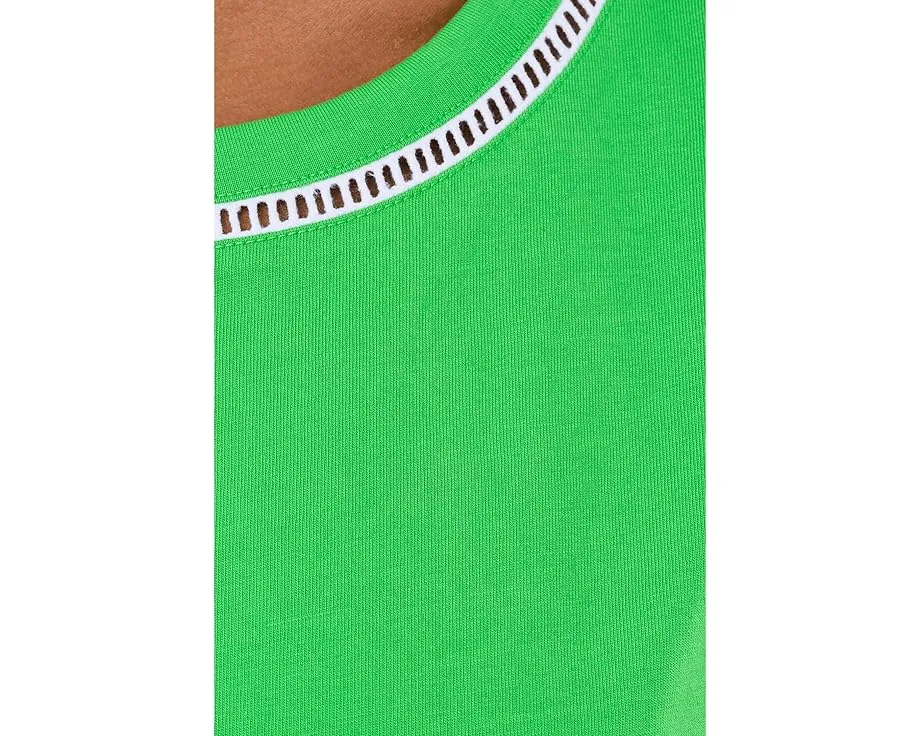 Топ Clairmont Ladder Lace Knit от Lilly Pulitzer с вставками из кружева и каре