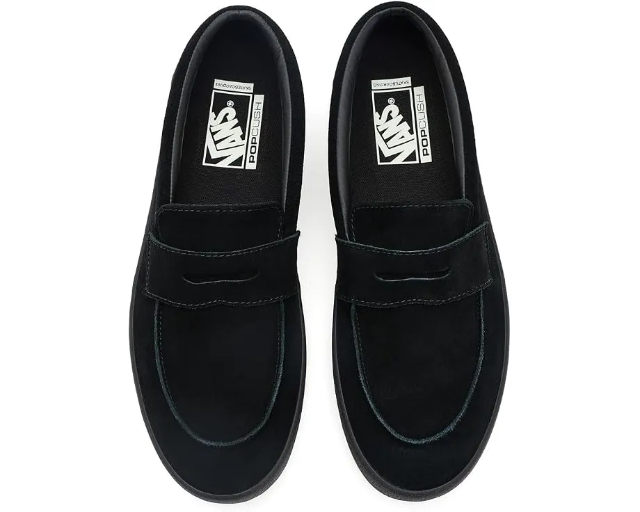 Vans Skate Loafers черные лоферы из замши