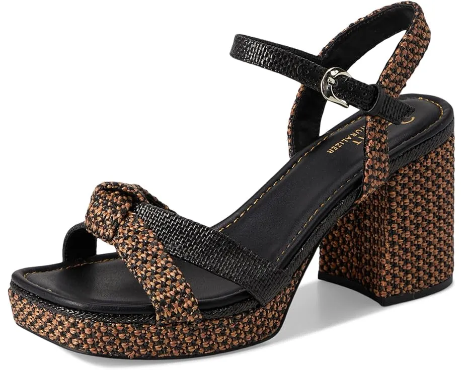 Сандалии 27 Edit Naturalizer Peyton на блочном каблуке с узлом и открытым мыском