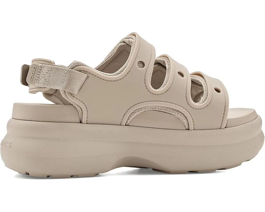 Босоножки Crocs Soho Sport Platform на платформе с тремя ремешками
