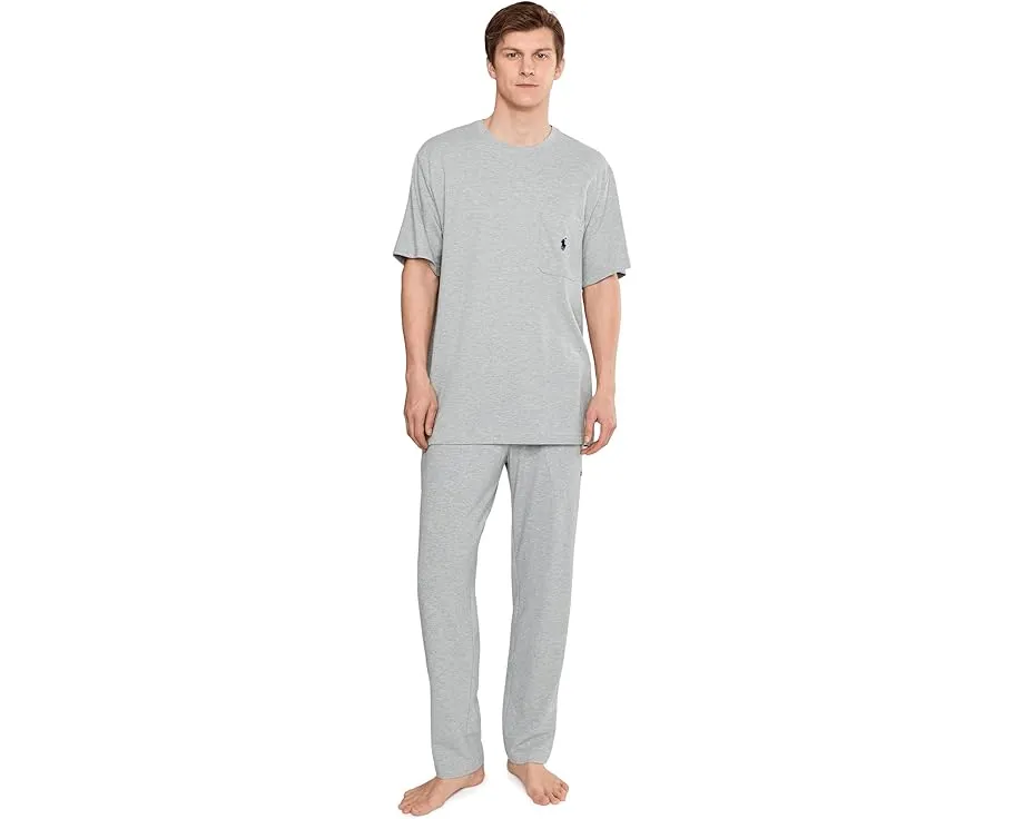 Футболка Polo Ralph Lauren с карманом и коротким рукавом из сетки