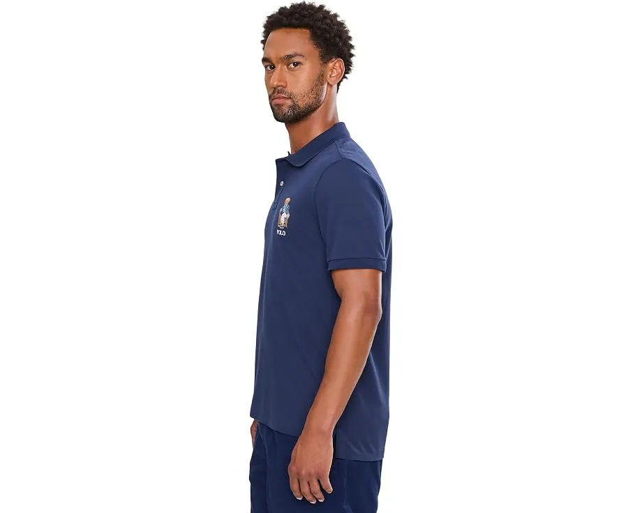 Кастомная Slim Fit Polo рубашка с мишкой Polo Ralph Lauren