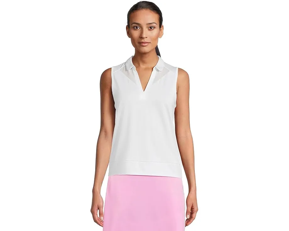 Топ Callaway без рукавов с сетчатыми вставками и защитой от солнца