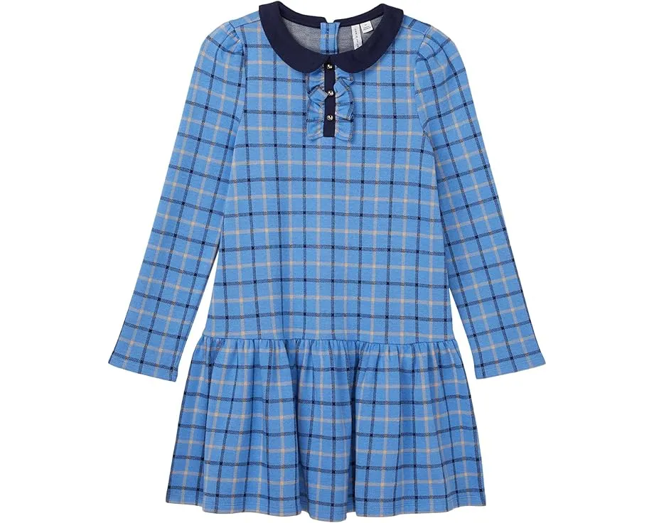 Платье для девочек с жакардовой клеткой и плиссированной юбкой Janie and Jack