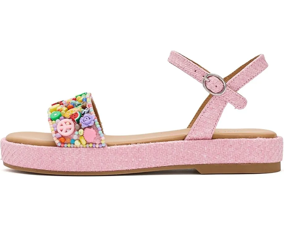 Детские сандалии Steve Madden Kids Arabela с 3D украшениями и ремешком на липучке