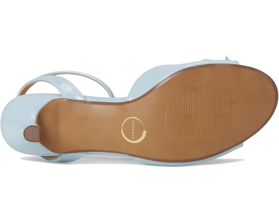 Journee Collection босоножки Jennifer на каблуке с бантом и ремешком на щиколотке