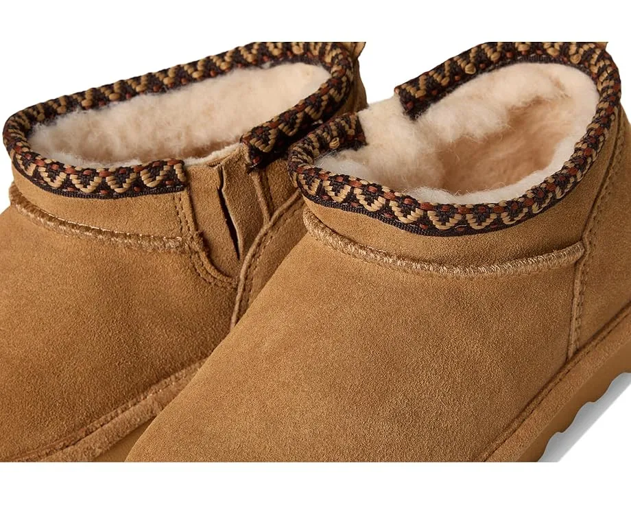 Детские короткие сапожки Bearpaw Kids Super Shorty Deco с защитой Bearcoat