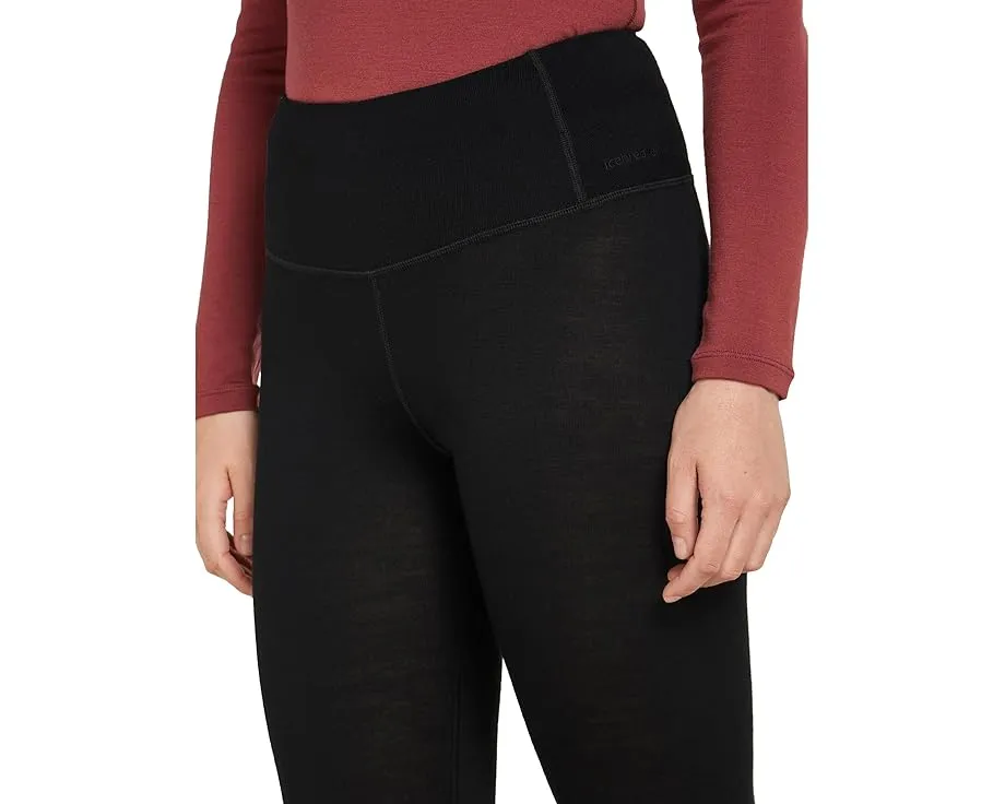 Утепленные леггинсы Icebreaker Merino 260 Tech с высоким поясом из шерсти мериноса