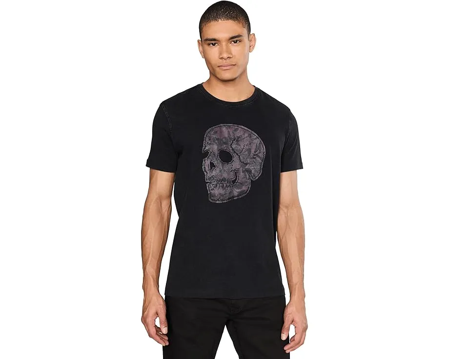 Футболка Applique Skull Tee с аппликацией John Varvatos