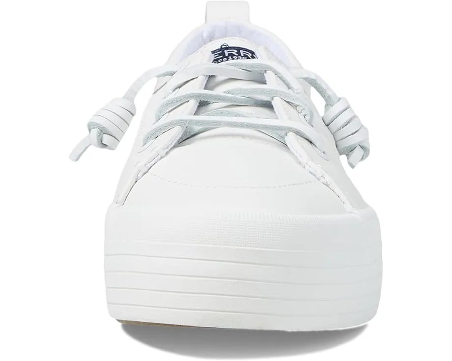 Кроссовки Sperry Crest Vibe Triple Leather на высокой платформе