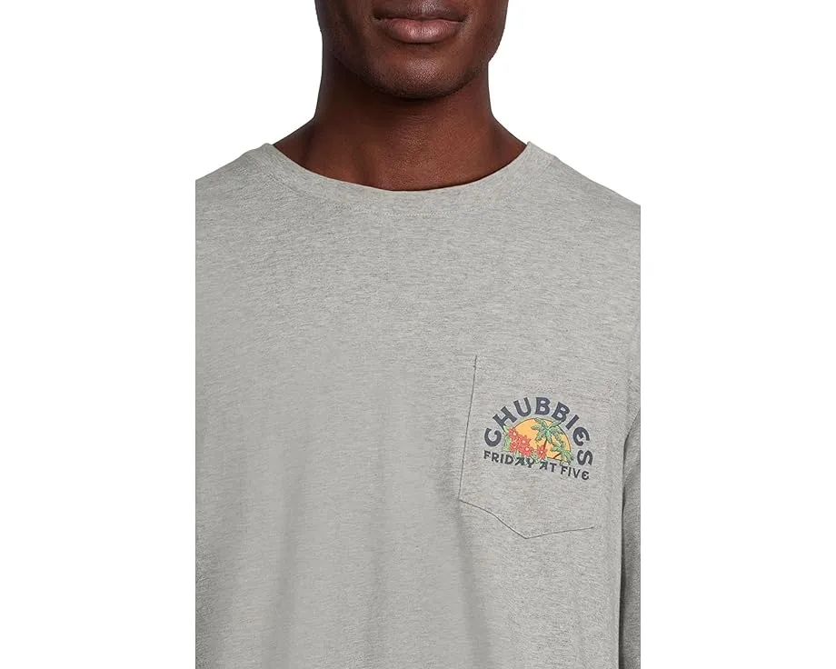 Длинная футболка Chubbies The Seal Of Approval с принтом и нагрудным карманом