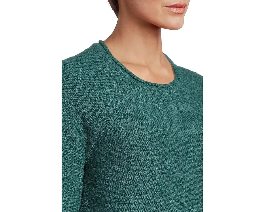Свитер L.L.Bean Midweight Cotton Slub с воротником-стойкой и длинным рукавом