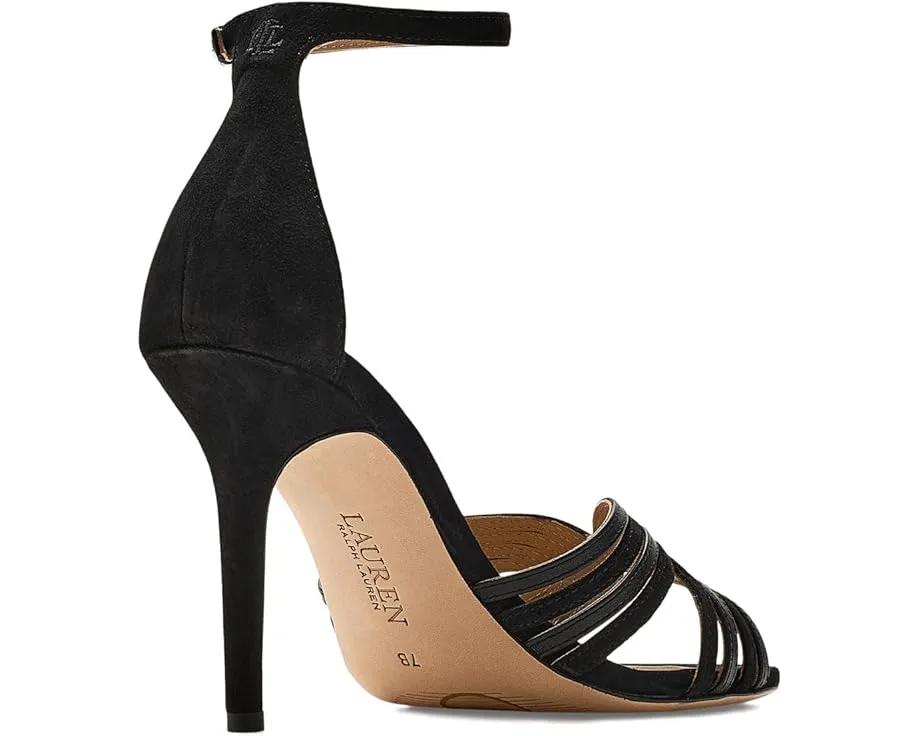 Босоножки Lauren Ralph Lauren Allie на шпильке с ремешками из замши и кожи