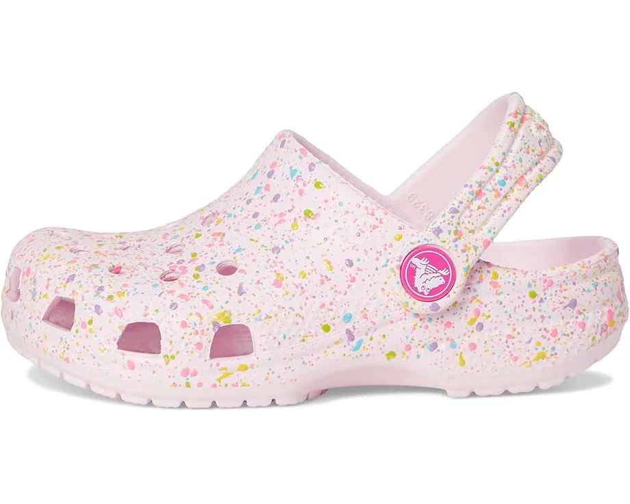 Детские классические кроксы Crocs с узорами и графикой