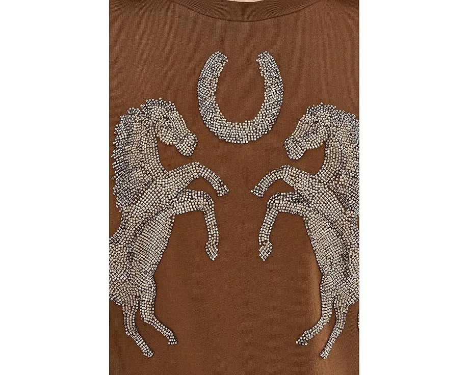 Свитшот AllSaints Luck Pippa с пайетками из органического хлопка