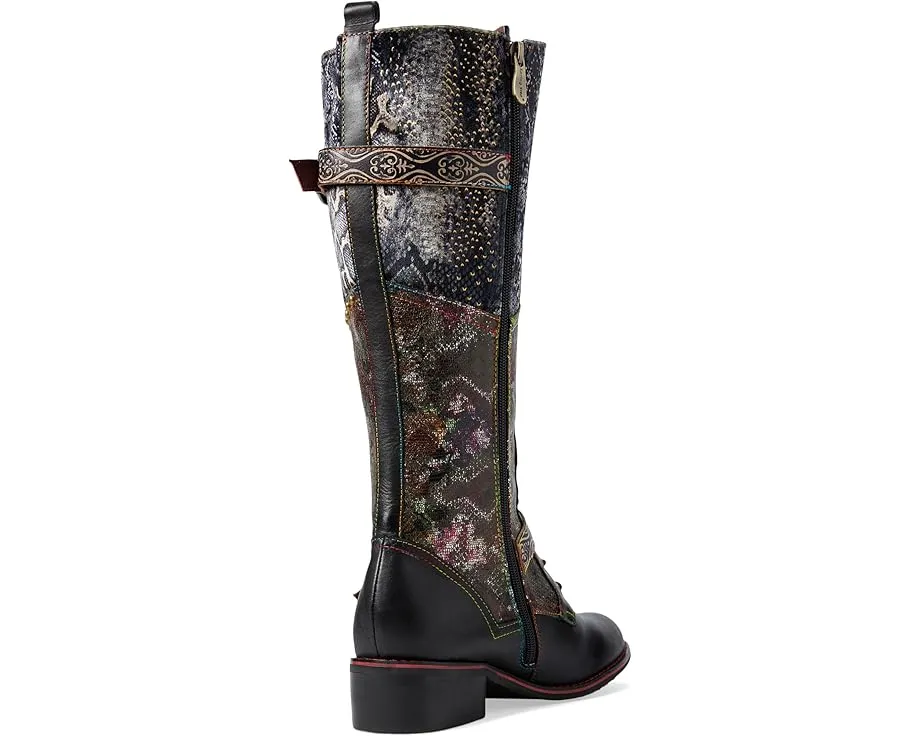 Ботинки L'Artiste Vaneyck до середины икры с металлическим верхом и застежкой на молнии