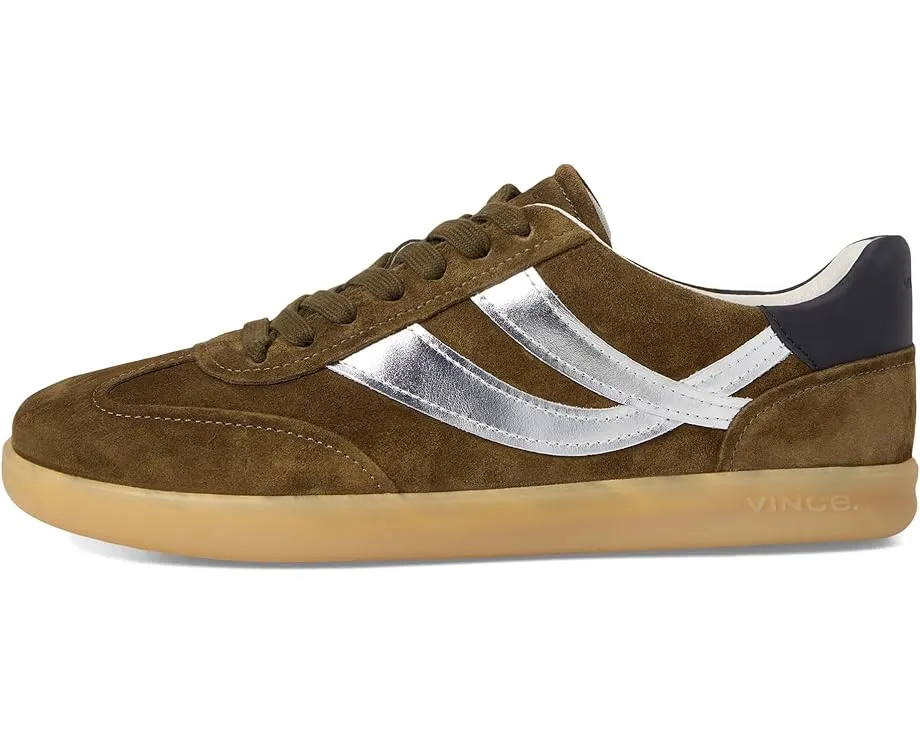 Кроссовки Vince Oasis-W из мягкой кожи и замши с волнообразным дизайном
