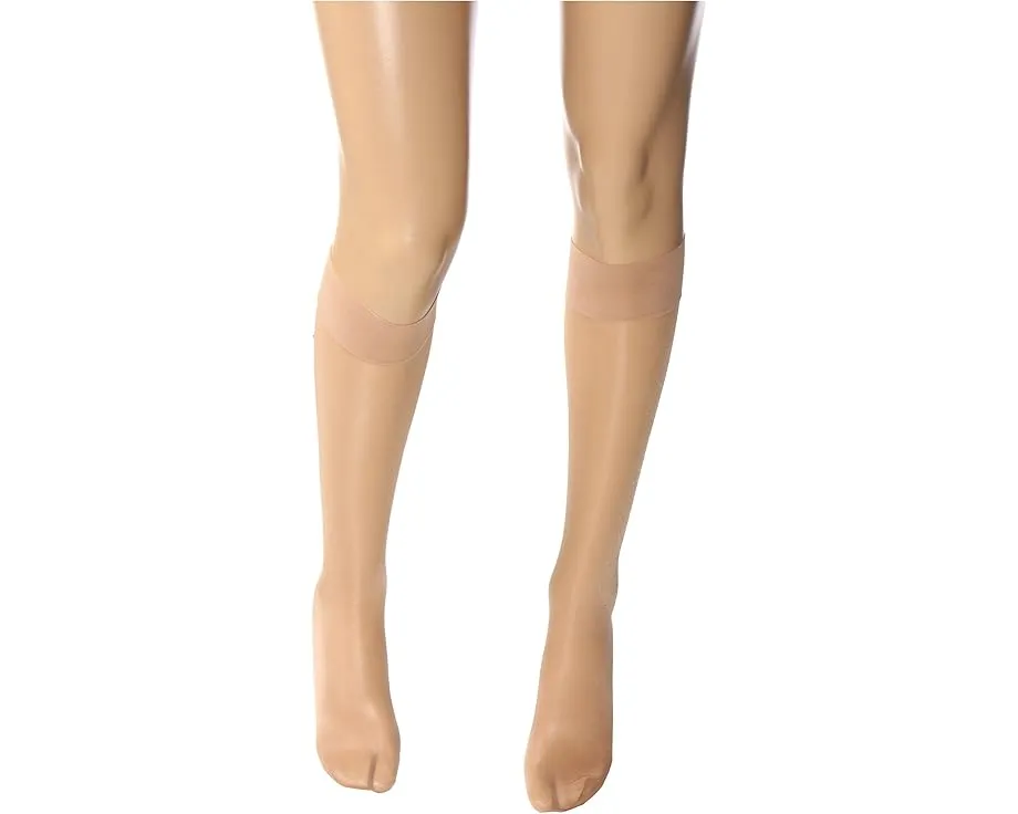 Гольфы Wolford Satin Touch 20 с широкой мягкой резинкой