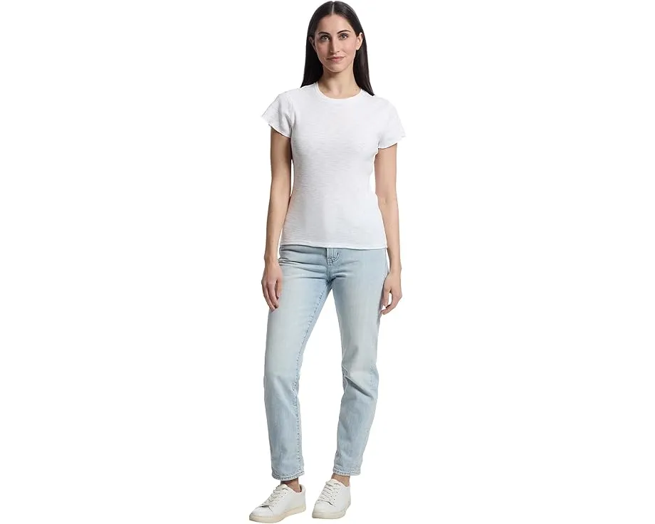 Футболка Lilla P с коротким рукавом и круглым вырезом из мягкого хлопка