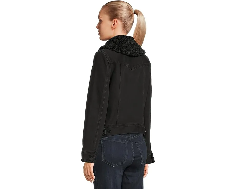 Джинсовая куртка Liverpool Los Angeles с воротником из шерпи