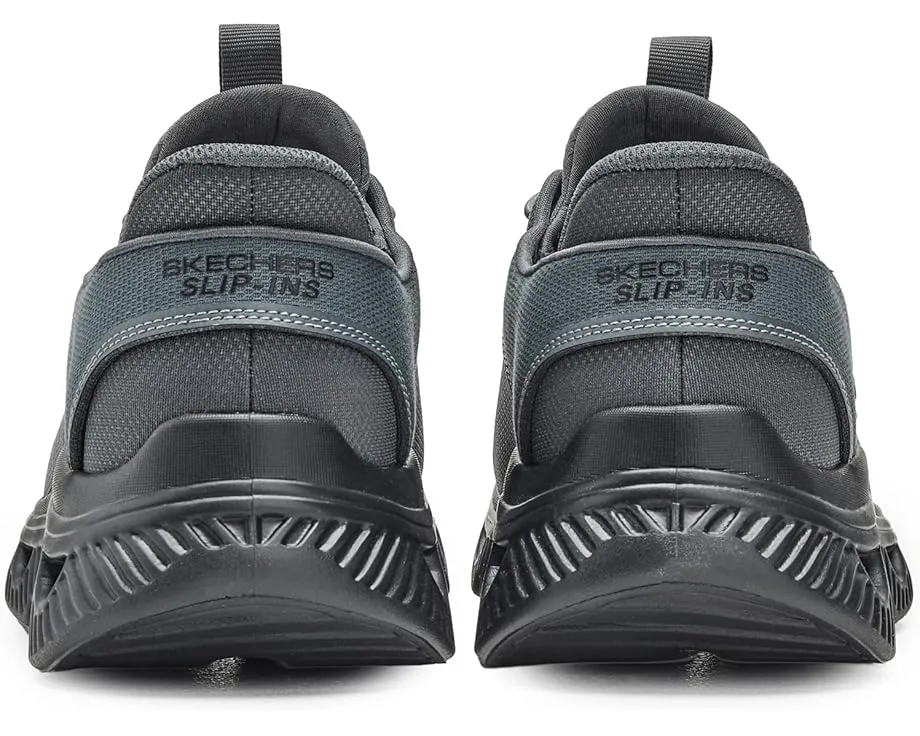 Мужские слипоны BOBS B Flex с сетчатым верхом и системой шнуровки bungee