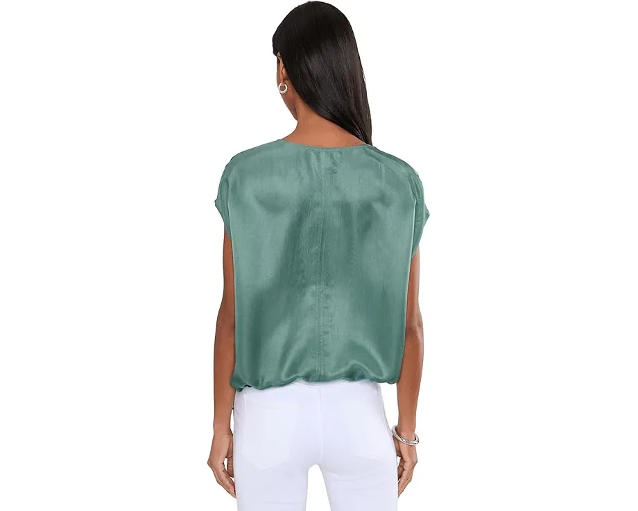 Lightweight Satin Shimmer Square Top