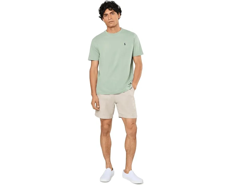 Футболка Polo Ralph Lauren Classic Fit Jersey с круглым вырезом и вышивкой