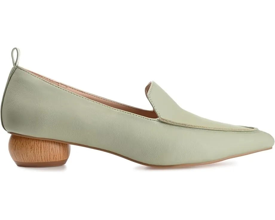 Балетки Journee Collection Maggs с круглым каблуком и вырезом на носке