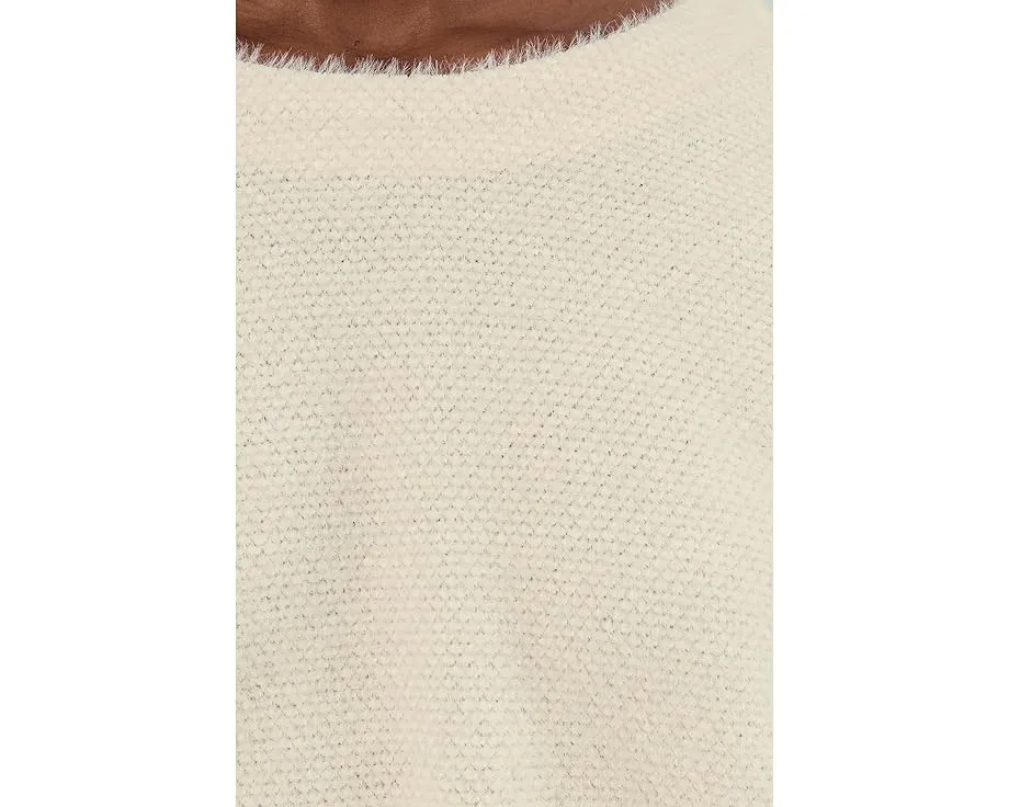 Splendid свитер Fallon Fuzzy Crew Neck с ворсом и удлиненными плечами