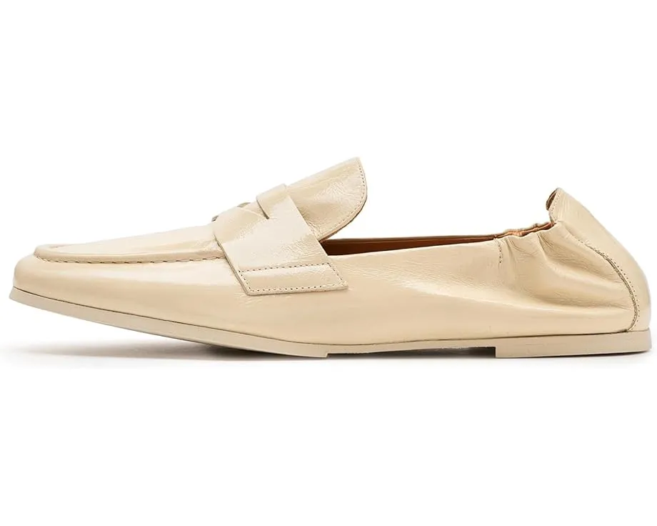 Лоферы Kitson из галечной кожи с резиновой подошвой Vibram