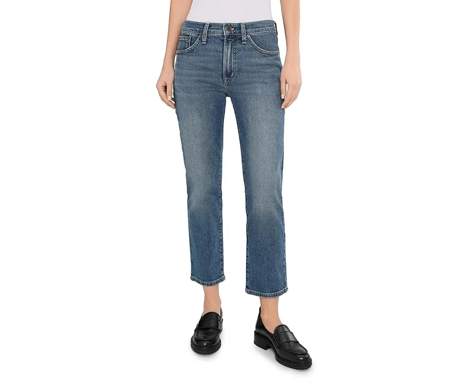 Джинсы Madewell Jules Slim Boyfriend In Concho Wash с завышенной талией и прямым кроем