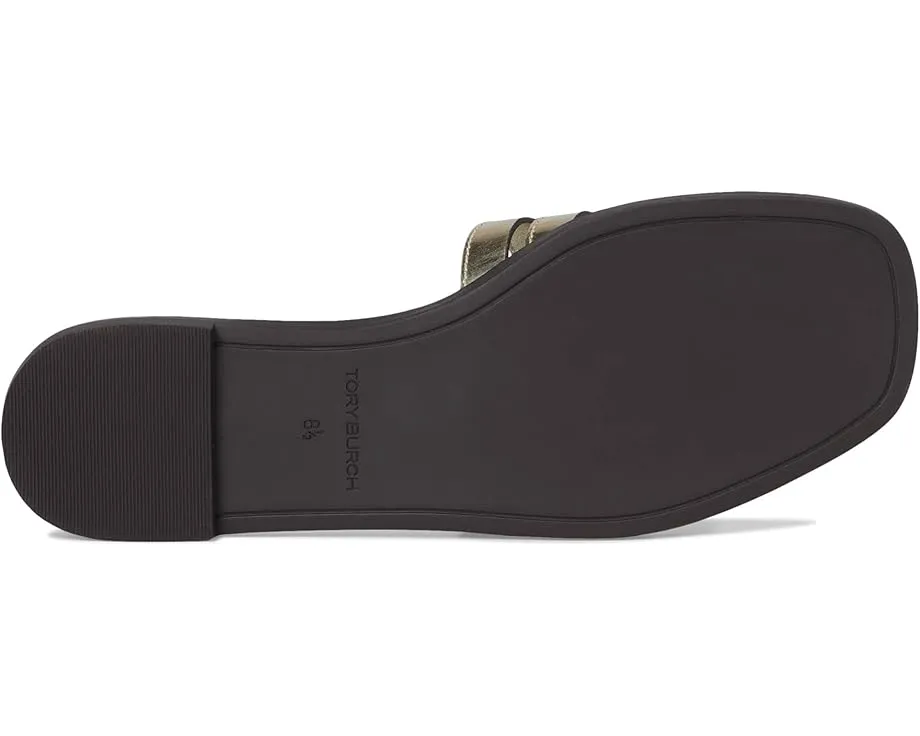 Сандалии Tory Burch Ines Cage Slides с плетеным верхом в стиле кейдж