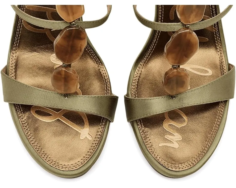 Сандалии Sam Edelman Massey на ремешке с каблуком и камнями
