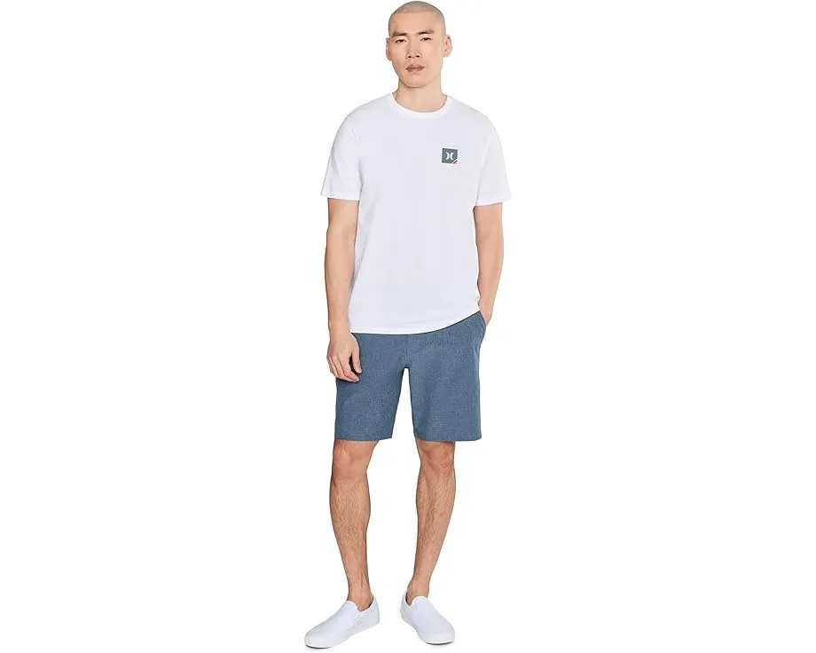 Футболка Hurley Corner с коротким рукавом и минималистичным логотипом