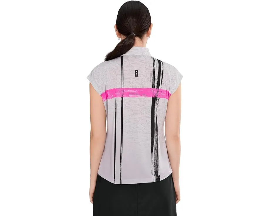 Jamie Sadock элегантный топ с коротким рукавом нежно-розового цвета