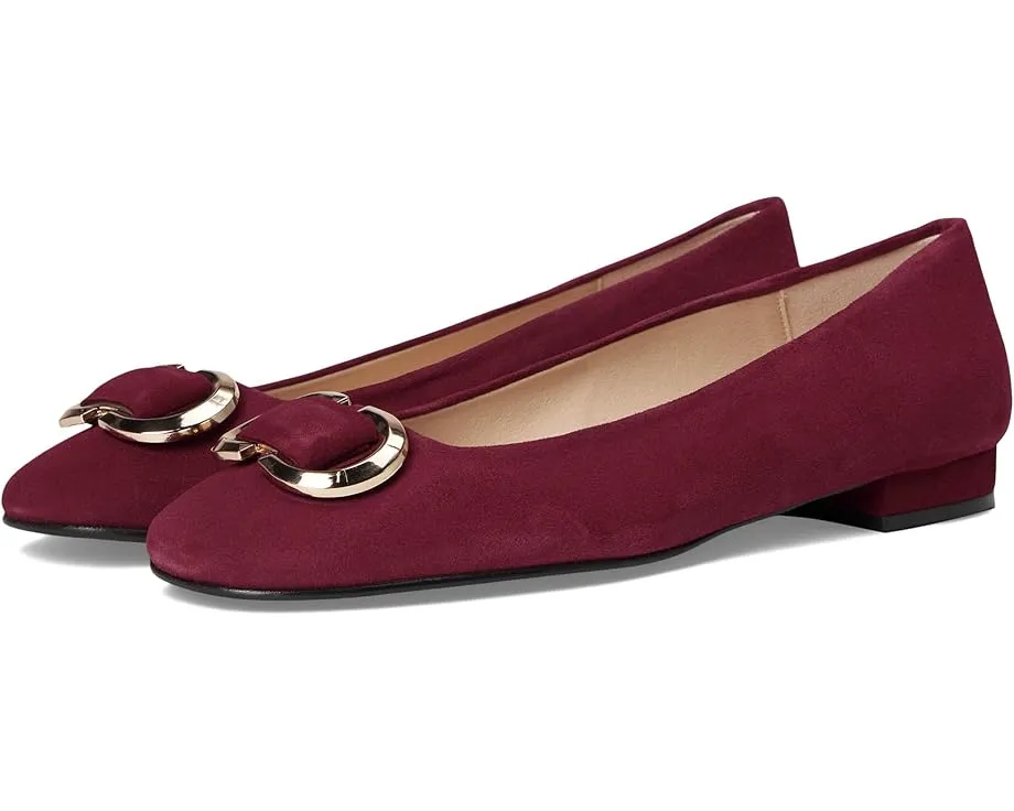 Туфли French Sole Pamela на невысоком каблуке из замши