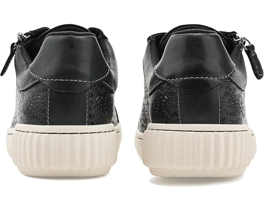 Ботинки Caroline Rio от Clarks с лазерной перфорацией и боковой молнией