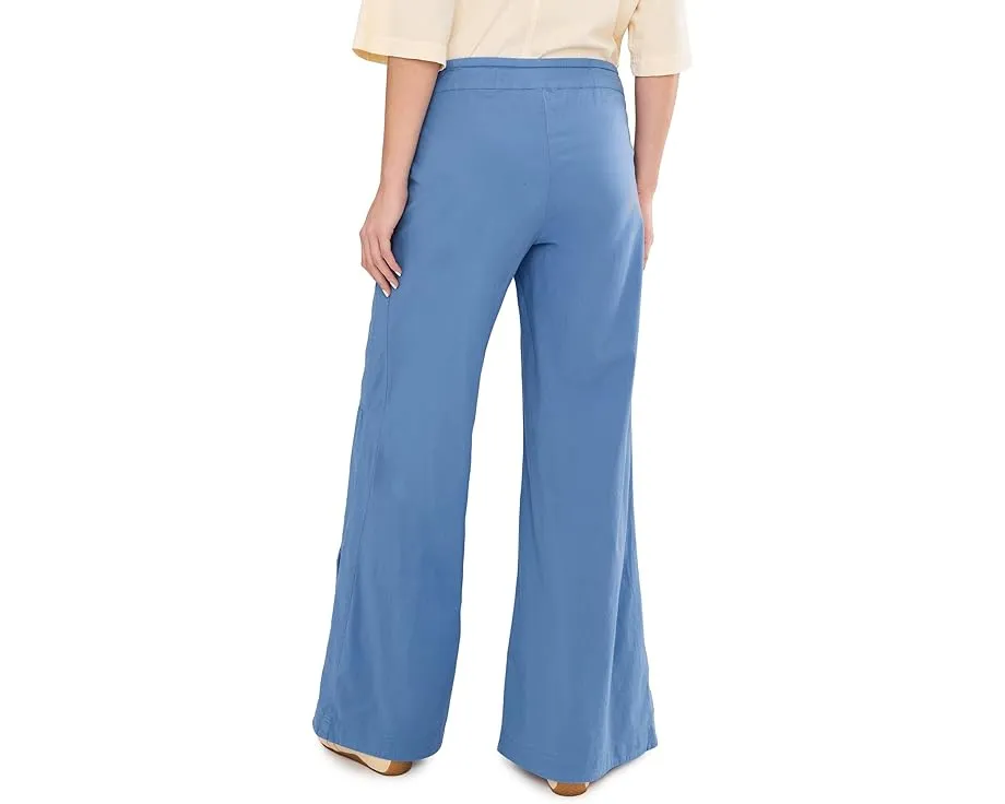 Широкие брюки XCVI Terraced с завязками на поясе и плиссировкой