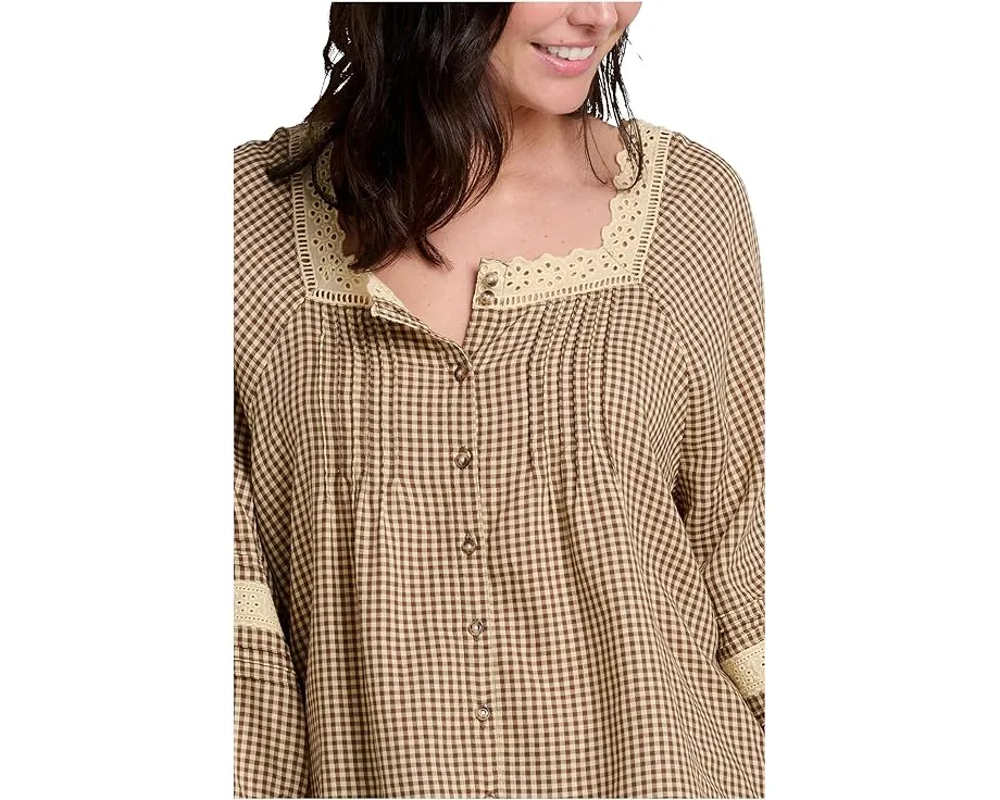 Блуза Toad&Co Manzana Peasant из органического хлопка с квадратным вырезом