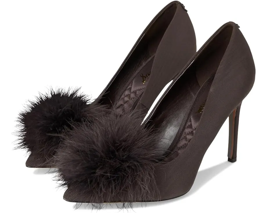 Туфли Sam Edelman Hazel Plush на шпильке с помпоном из искусственного меха
