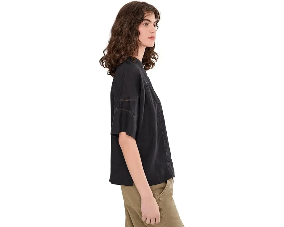 Блуза Luna с кружевными деталями от Faherty