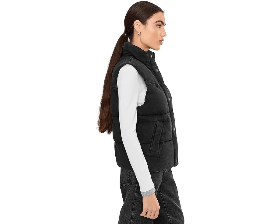 Стеганая жилетка Levi's из денима с клепками