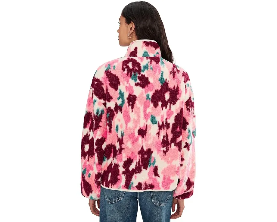 Куртка UGG Marlene Splatter с эффектом брызг краски и уютным флисом