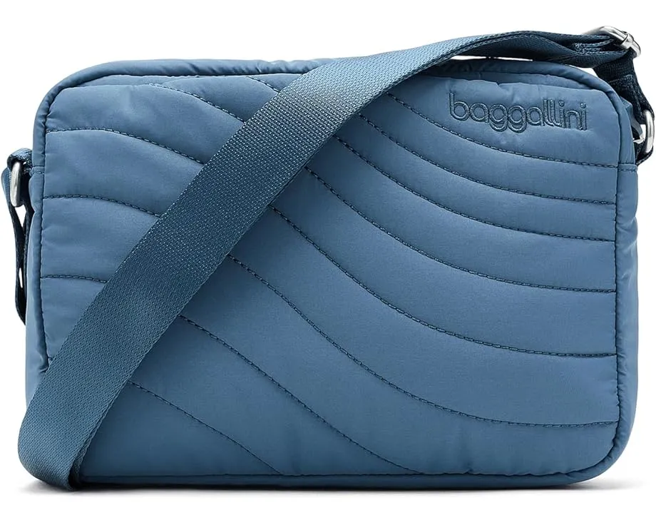 Сумка кроссбоди Baggallini Set Wave с геометрическим узором и RFID защитой