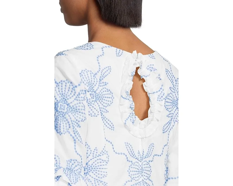 Платье Fiesta с рукавами три четверти и рюшами