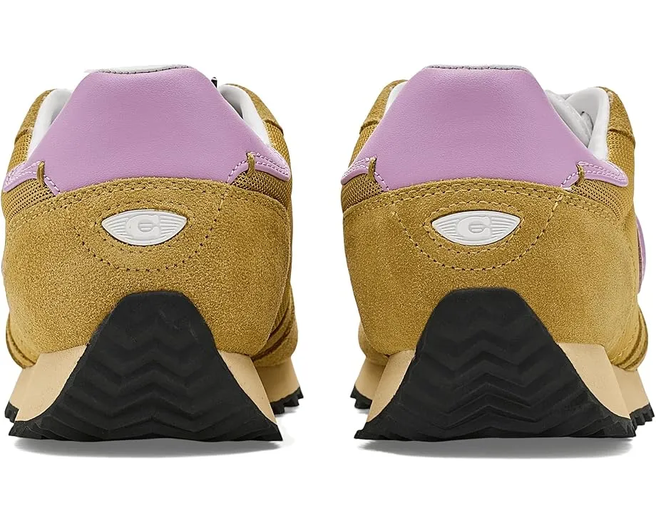 Кроссовки Coach Retro Runner из замши и кожи